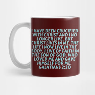 Bible Verse Galatians 2:20 Mug